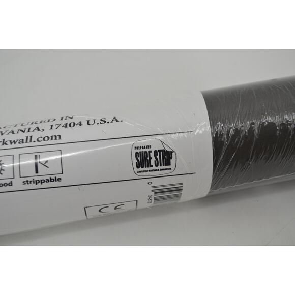 York Wall Honey Bee Gray Wall Paper ON1642 Gold Black 1 Roll - Picture 10 of 14